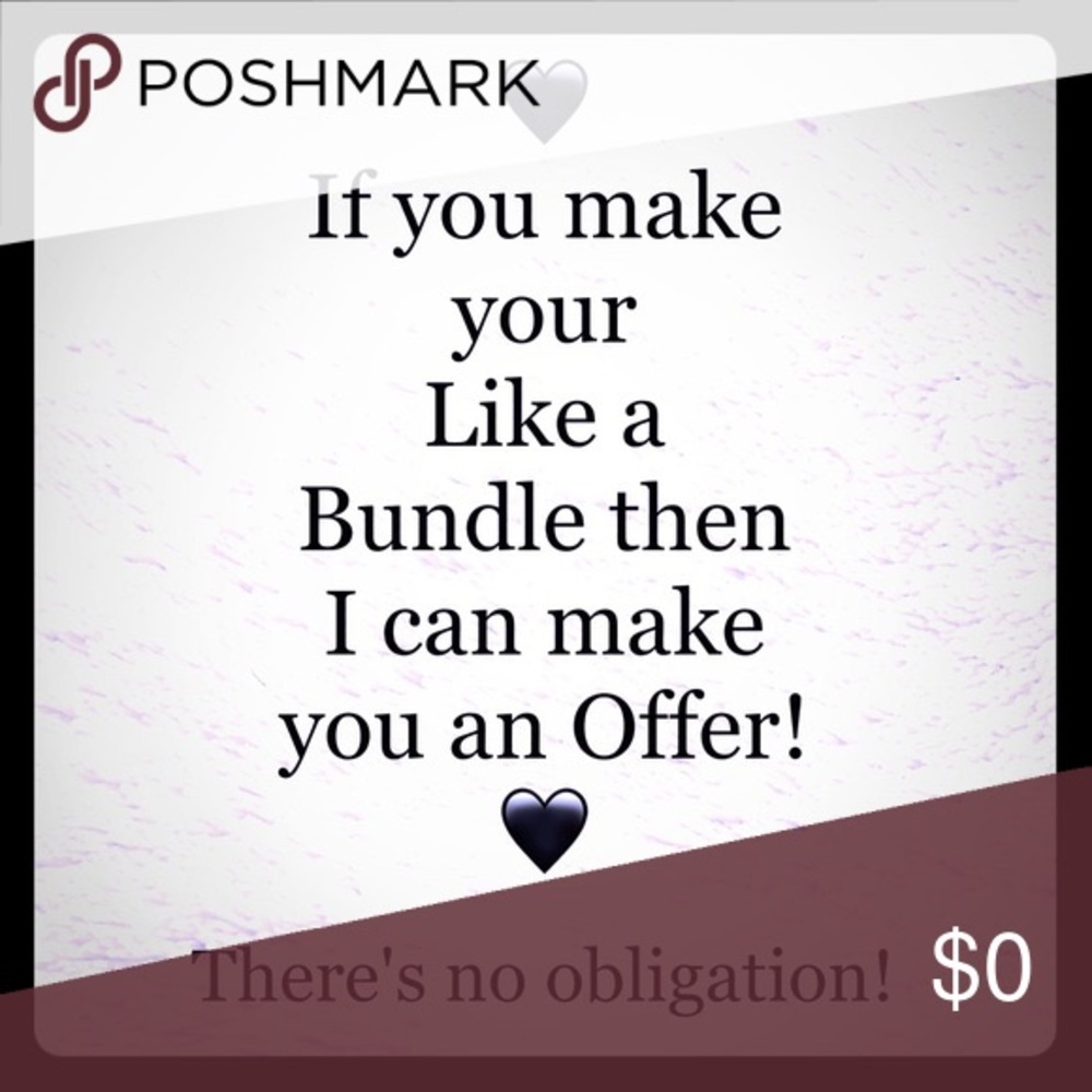 You can even bundle 1 item!